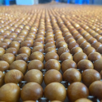 Chiếu Hạt Gỗ Pơ Mu Cao Cấp - Kích Thước 1,8mx2m hạt 1.8cm ( video , hình thật )