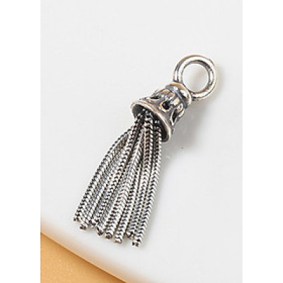 Charm bạc hình chuông tua rua treo - Ngọc Quý Gemstones