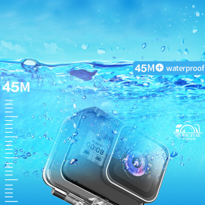 Vỏ Chống Nước GoPro 8 Telesin - Case Bảo Vệ Máy Quay Phim GoPro Hero 8 Black (Hàng chính hãng)