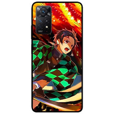 Ốp lưng dành cho Xiaomi Redmi Note 11 Pro mẫu Anime Áo Sọc Xanh