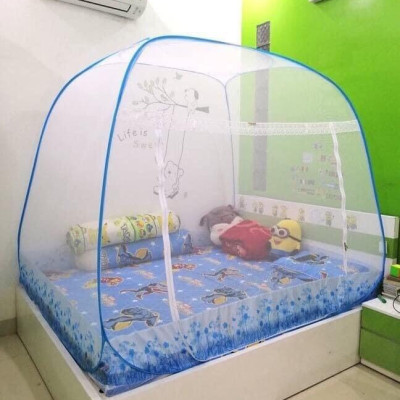 Màn Chụp , Mùng Chụp Tự Bung Đỉnh Rộng Cao Cấp Mộc Miên - Kích Thước 1,2mx2m ( Hà Nội )