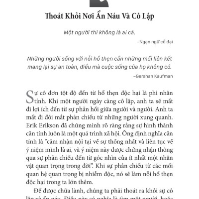 Hiểu Để Chữa Lành - Thoát Khỏi Nỗi Hổ Thẹn Độc Hại