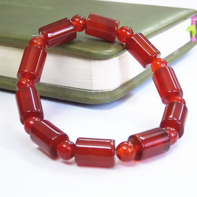 Lắc tay nữ, phong cách Hàn nhật, Kiểu đốt trúc, chất liệu đá thạch anh thiên nhiên, thấu quang, kèm bản Photo giấy kiểm định chất lượng tại SJC