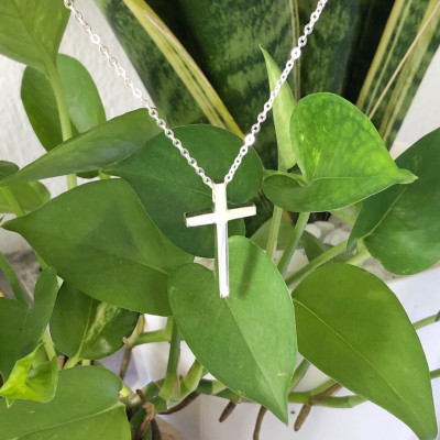 Dây Chuyền Nữ Bạc Hình Thánh Giá Thập Giá Cho Người Theo Đạo BẠC HIỂU MINH DMD336