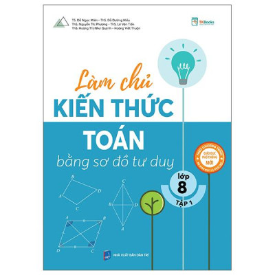 Sách - Làm Chủ Kiến Thức Toán Bằng Sơ Đồ Tư Duy Lớp 8 - Tập 1