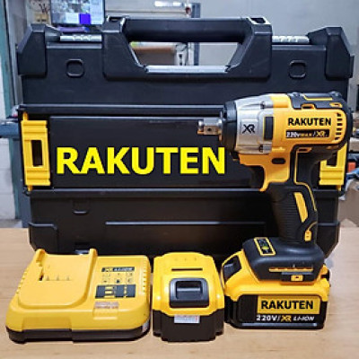 Máy siết bulong Không chổi than RAKUTEN 220V tặng đầu chuyển thành máy bắn tôn.máy bắt vít