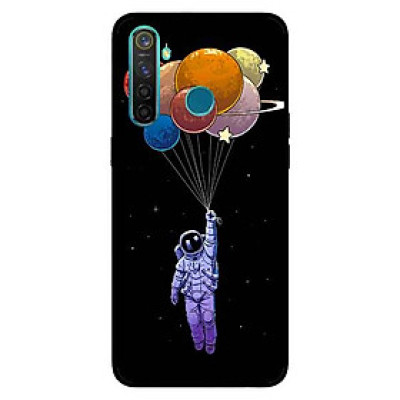 Ốp Lưng in cho Realme 5 Mẫu Bay Đến Vũ Trụ -Hàng Chính Hãng