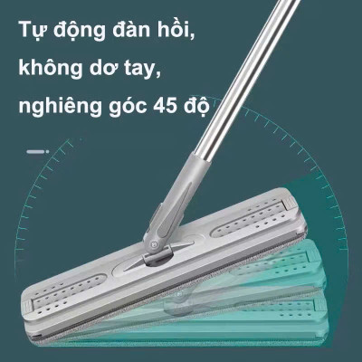 Bộ Cây Lau Nhà tự vắt (1 Thùng + 2 Cây Lau + 8 Bông Lau), Chổi Lau Nhà Tự Vắt Thông Minh Đầu Xoay 360 Độ tiện lợi - HÀNG CHÍNH HÃNG MINIIN