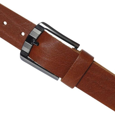 Thắt Lưng Nam Da Bò 1 Lớp Huy Hoàng HT4104 (120 x 3.5 cm) - Màu Da