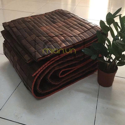 Chiếu Gỗ Trắc Miếng Cao Cấp - Kích Thước 1,8mx2m ( video , hình thật ) 