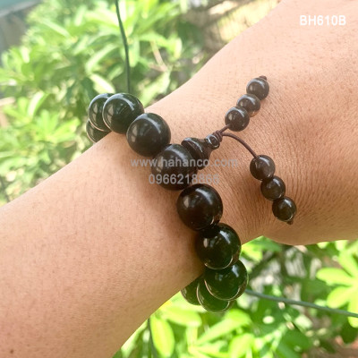 Vòng tay sừng đuôi lục hạt phong thủy (Đủ Size & màu) BH610 -  Đem lại may mắn - hút tài lộc - Bracelet of HAHANCO