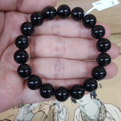 Vòng Tay Đá Thạch Anh Tóc Đen - 11mm - BATDV008