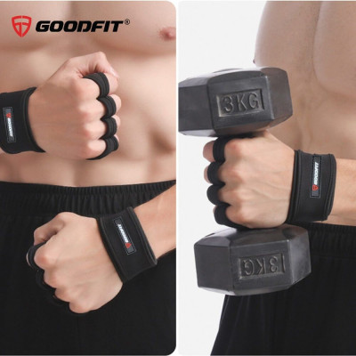 Găng tay tập Gym kết hợp quấn cổ tay chống chai tay GoodFit GF207G