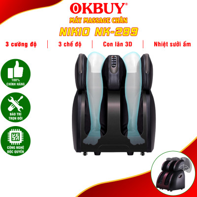 Máy massage bàn chân, bắp chân và đùi Nikio NK-289