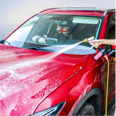  Bộ dây vòi xịt nước rửa xe, tưới cây . tăng áp 3 lần, loại 20m 206236 đầu đồng,cút đồng+ tặng đai