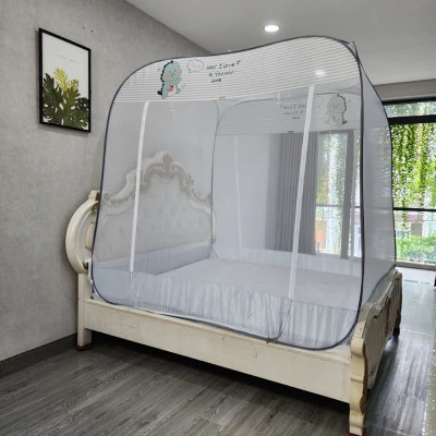 Màn Chụp Đỉnh Vuông Cao Cấp Mộc Miên - Kích thước 1,8mx2m ( Hình thật )