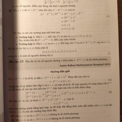 Sách - Một Số Chủ Đề Số Học Hướng Tới Kỳ Thi HSG và Chuyên Toán
