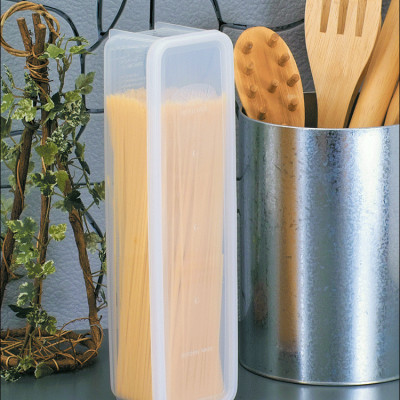 Combo hộp đựng đũa thìa, mỳ ống cất gọn có nắp đậy Sanada 1.3L hàng Made in Japan