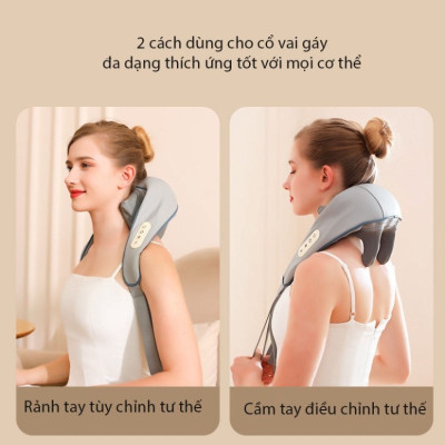 ￼Máy Massage Cổ Vai Gáy MISUMA 6D, Kỹ Thuật Massage Trị Liệu Số 8, Cải Thiện Sức Khỏe Dành Cho Văn Phòng-Người Cao TuổI