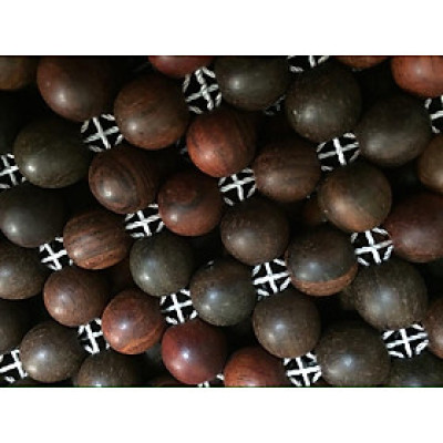 Chiếu Hạt Gỗ Trắc Mộc Cao Cấp - Kích Thước 1,6mx2m hạt 1.8cm ( video , hình thật ) 