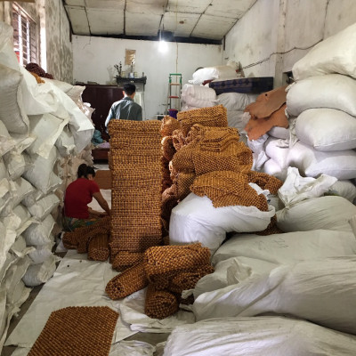 Đệm Lót Ghế Xe Ô Tô Hạt Gỗ Hương ( hình thật )