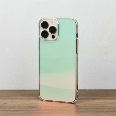 Ốp lưng chống sốc đổi màu cho iPhone 13 (6.1 inch) hiệu Memumi Rainbow Iridescent Case thiết kế mặt lưng đổi màu theo góc nhìn, chống sốc cực tốt, chất liệu cao cấp - hàng nhập khẩu
