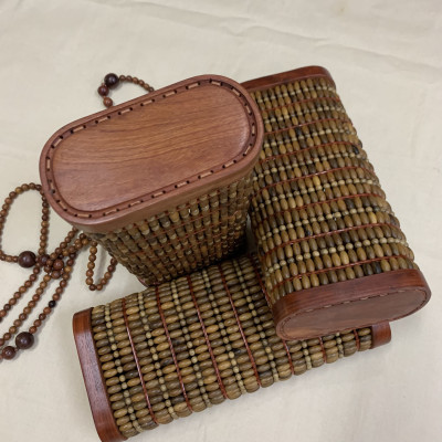 Gối Hạt Gỗ Cao Cấp , Massage Đầu - Chiếu gỗ Mian.vn ( video , hình thật )