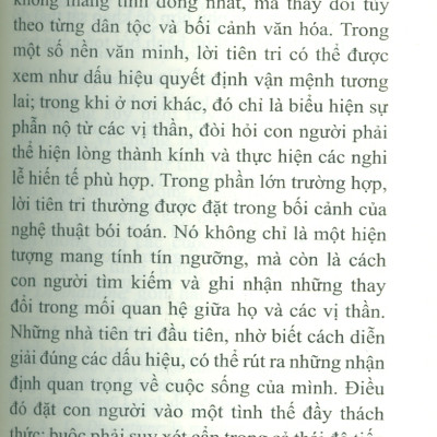Những Tiên Tri Trong Thời Cổ Đại (Hy Lạp, Etrria Và La Mã)
