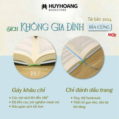 Sách - Không Gia Đình - Bìa Cứng - Hector Malot - Huy Hoàng Bookstore