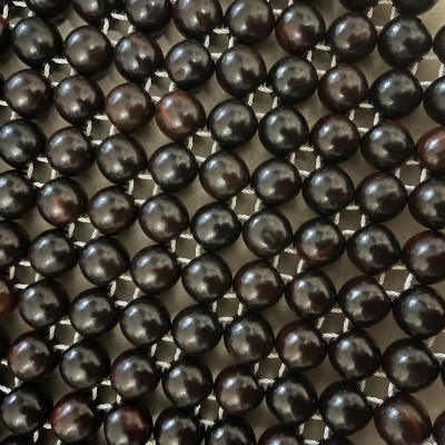 Chiếu Hạt Gỗ Mun Cao Cấp - Kích Thước 1,8mx2m hạt 1.2cm ( video , hình thật )