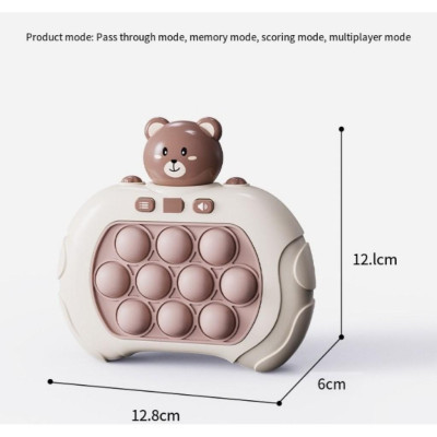 Máy Chơi Game Pop it Cầm Tay Điện Tử Nhấn Bong Bóng Vui Nhộn - Máy chơi game vật lý Chống Căng Thẳng Cho Trẻ Em Giảm Stress Đồ Chơi Toy Xả Stress