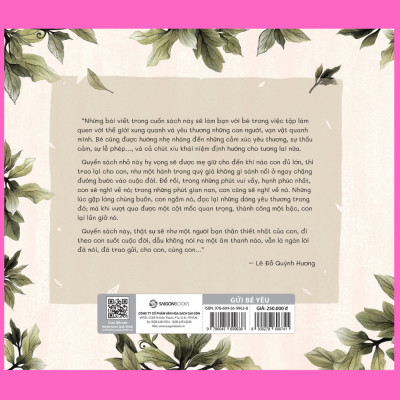 Gửi bé yêu - Tác giả Lê Đỗ Quỳnh Hương - nhân vật mới toanh xuất hiện trong cuộc đời mẹ