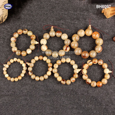 Vòng tay Sừng Trâu và Bò Châu Phi núm hồ lô (Đủ Size & Màu) BH609 - Phong Thủy - Tâm Linh - Thịnh Vượng Sinh Tài Lộc