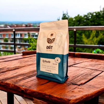 Cà Phê Robusta Rang Mộc Nguyên Chất Đất Cà Phê 500g | Pure Robusta Coffee 500g - Gu Đậm Đà