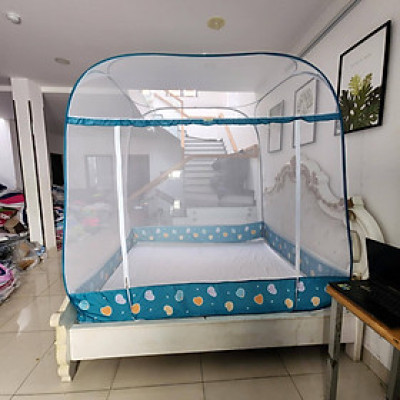 Màn Chụp Đỉnh Vuông Cao Cấp Mộc Miên ( video , hình thật )