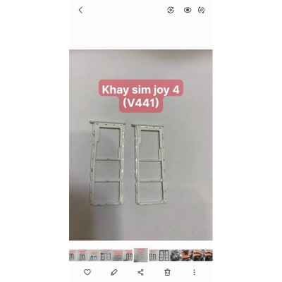 Khay SIM Vsmart Live 4 / Joy 4 / Aris / Aris Pro / Star 3 / Star 5 / Joy 3 / Joy 2+ / Joy 1 / Joy 1+ –Zin New Chính Hãng