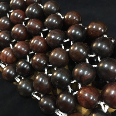 Chiếu Hạt Gỗ Mun Cao Cấp - Kích Thước 1,2mx1,9m hạt 1.2cm ( video , hình thật )