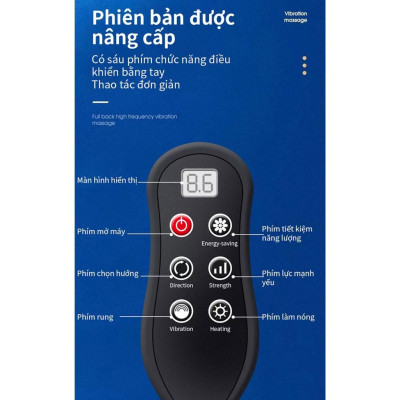 ￼Gối Massage Cổ Vai Gáy Rulax,Máy Massage Hồng Ngoại 2 Động Cơ Rung