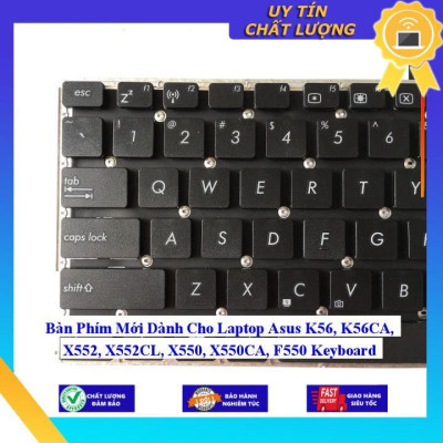 Bàn Phím Mới dùng cho Laptop Asus K56 K56CA X552 X552CL X550 X550CA F550 Keyboard - Hàng Nhập Khẩu New Seal
