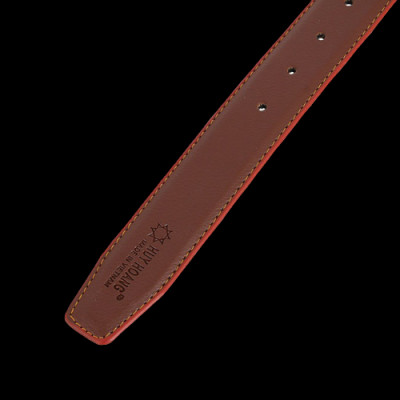 Dây nịt nam Huy Hoàng 4 phân may viền màu Bò HP4001, Đen HP4002, Nâu HP4003