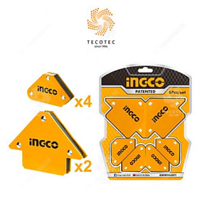 Bộ ke góc hàn nam châm 6 chi tiết INGCO AMWH6001 [Chính hãng] [Có sẵn]