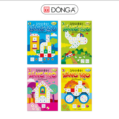 Sách - Bộ Dán Hình Sáng Tạo (Cuốn Lẻ Và Combo)