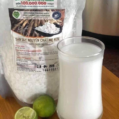 BỘT SẮN DÂY TA NGUYÊN CHẤT MẸ KEN GÓI 500GR - mát gan, thanh nhiệt 