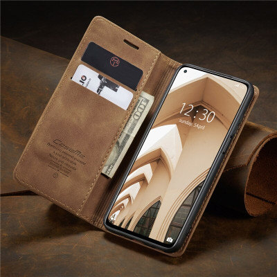 Bao da thật dạng ví cho Xiaomi Mi 10T Lite Chính Hãng Caseme có ngăn đựng thẻ - Hàng Nhập Khẩu