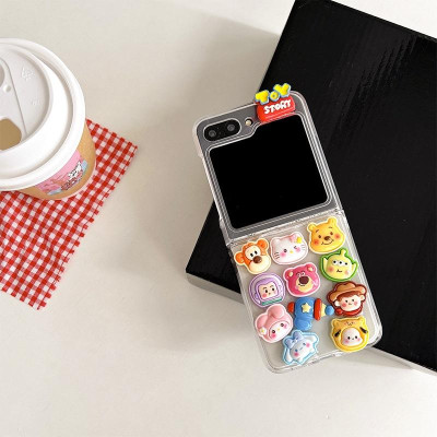 Ốp Lưng Nhựa Cứng Đính Charm TOY STORY Cho Samsung Z FLIP 6 / Z FLIP 5 / Z FOLD 6 / Z FOLD 5 - BUM STORE GALAXY CASE