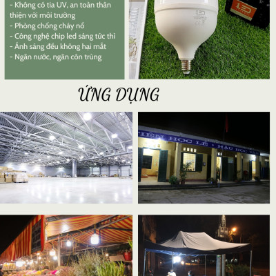 Bóng đèn LED bulb trụ LEDGOES 30W