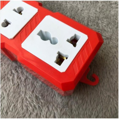 Ổ cắm Công suất lớn Điện Quang ĐQ ESKHP 3RW ( 3 lỗ, màu đỏ trắng, không dây)