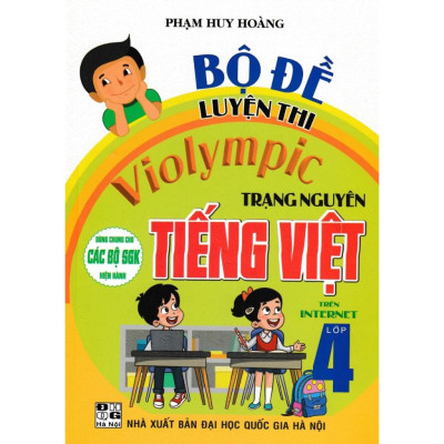 Sách - Combo Hướng Dẫn Giải Violympic Toán - Tiếng Anh + Bộ Đề Luyện Thi Violympic Trạng Nguyên Tiếng Việt Lớp 4