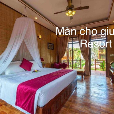 Màn Cho Giường Tầng - Màn Tròn Cao Cấp Mộc Miên ( Hình thật )