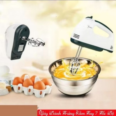 MÁY ĐÁNH TRỨNG TRỘN BỘT 7 CẤP ĐỘ SIÊU MẠNH THUẬN TIỆN CHO MỌI GIA ĐÌNH 
